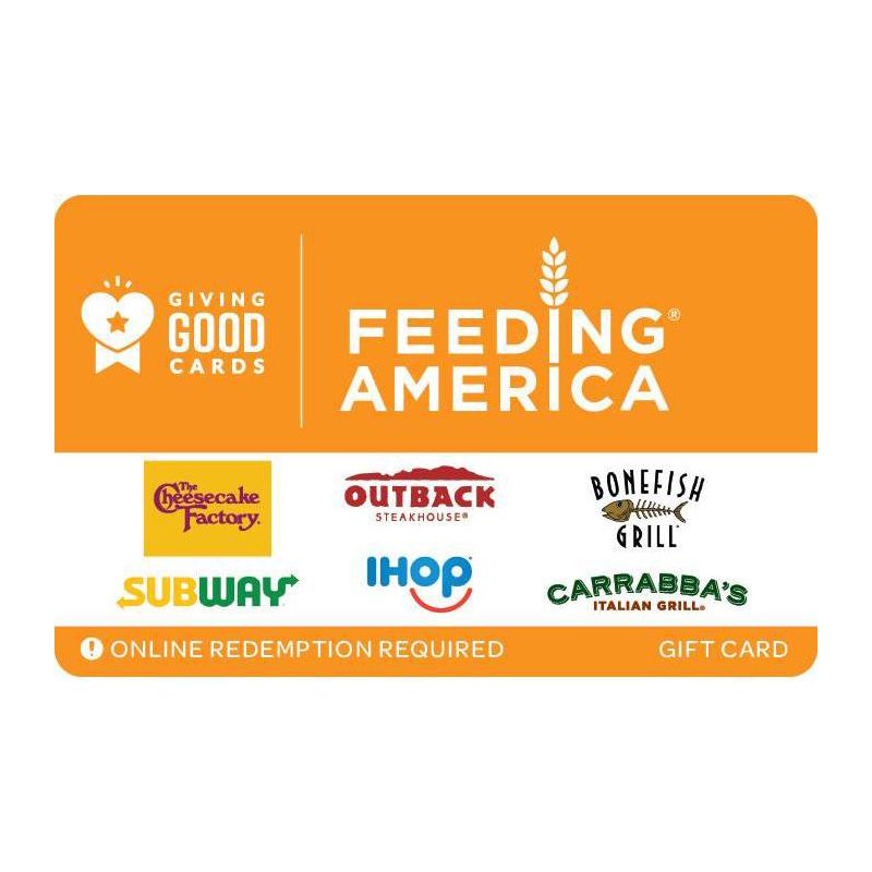 Giving Good Feeding America Gift Card (Email Delivery), 1 of 2