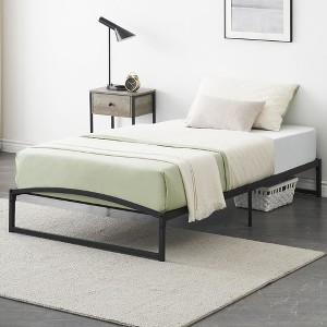 Low Profile Bed Frame, Heavy Duty Metal Platform Bed with Steel Slat Support, No Box Spring Needed, Easy Assembly - 1 of 4