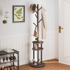 VECELO Coat Rack Freestanding, Solid Wood Entryway Hanger Stand, Hall Tree with Hooks, Floor Standing Tree Stand - 4 of 4