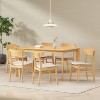 Christopher Knight Home Ballantrae Wood and Fabric 7 Piece Dining Set - 2 of 4