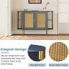 KTMBDW Sideboard Buffet Cabinet with Storage, 47.2" Fluted Shelves, Mid Century Modern Console for Living Room Kitchen - 4 of 4