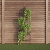 Garden Trellis- For Climbing Plants- Decorative Curving Flower Stem Metal Panel -For Vines, Roses, Vegetable Plants & Flowers by Pure Garden - image 4 of 4