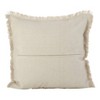 20"x20" Oversize Down Filled Fringed Diamond Square Throw Pillow - Saro Lifestyle - 2 of 3