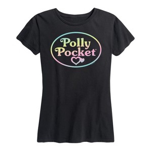 Women's - Polly Pocket - Polly Pocket Ombre Logo Short Sleeve Graphic T-Shirt - 1 of 4