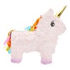 Blue Panda Unicorn Pinata for Girls Birthday Party - Unicorn, Rainbow Theme Birthday Party Supplies (Pink, Small, 13x15.5x5 in) - 4 of 4