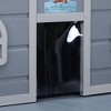 Sandinrayli Outdoor Cat House Insulated Feral Cat Shelter Outside Weatherproof for Multiple Cats, Gray - 4 of 4