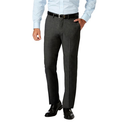 Haggar Men's J.m. Haggar 4-way Stretch Slim Fit Flat Front Dress Pant ...