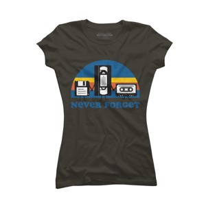 Junior's Design By Humans Never Forget By Tingsy T-Shirt - 1 of 3