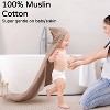 Hooded Baby Towels for Newborn 2 Pack 100% Organic Cotton Baby Bath Towel - 2 of 4