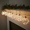 GE 9-count StayBright G-100 Microbright Ornament 135 LED Warm White String Lights - 2 of 4