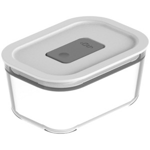 OU Glass Food Storage Container - Oven, Microwave, Freezer & Dishwasher Safe, Airtight Leak Proof Lid with Microwave Valve, Stackable Glass Jar - 1 of 4
