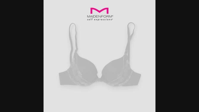 Maidenform Self Expressions Women's 2pk Convertible Push-Up Lace Wing Bra 5809, 2 of 6, play video
