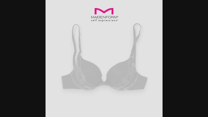 Maidenform Self Expressions Women's 2pk Convertible Push-Up Lace Wing Bra 5809, 2 of 6, play video