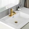 PAGED Single Hole Bathroom Sink Faucet,Bathroom Faucet with Pop Up Drain and Supply Lines for Home Sinks - 2 of 4
