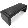 Kaiaty 47"  Faux Leather Bedroom Waterfall Benches-Maison Boucle - 3 of 4