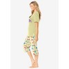 Dreams & Co. Plus Size 2-Piece Capri PJ Set - 4 of 4