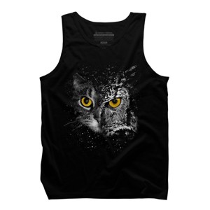 Men's Design By Humans Disguise Two Face By clingcling Tank Top - 1 of 4
