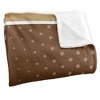 Lehigh University Logo Dots Silky Touch Blanket White 50x60 - 3 of 4