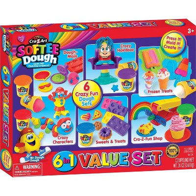 Cra-Z-Art Softee Dough 6-in-1 Dough Value Set