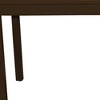 HomeRoots 48" Coffee Solid Wood Dining Table - 4 of 4