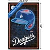 Trends International MLB Los Angeles Dodgers - Neon Helmet 23 Unframed Wall Poster Prints - 3 of 4