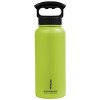 FIFTY/FIFTY 34oz Vacuum Insulated Stainless Steel Water Bottle with Wide Mouth 3-Finger Grip Lid – Double Wall Leak-Proof Flask - 4 of 4