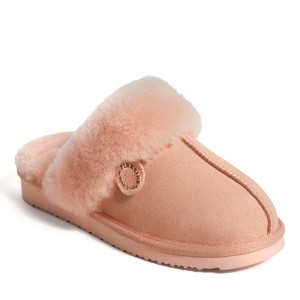 Fireside by Dearfoams Women's Sydney Genuine Shearling Scuff Slipper - 1 of 4