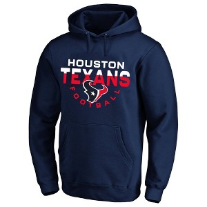 NFL Houston Texans Men's Long Sleeve Core Big & Tall Fleece Hooded Sweatshirt - 1 of 3