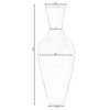 Uniquewise Tall Floor Vase, 37 Inch Bamboo Vase, Modern Vase for Dining, Living Room, Entryway, Large Flower Holder, Classic Floor Vase for Home Decor - 2 of 4