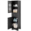 Sapphtopaz 63.8" Tall Bathroom Cabinet with Drawer & Door,Freestanding Storage Cabinet with Adjustable Shelf,Pantry Cabinet for Bathroom,Kitchen - 3 of 4