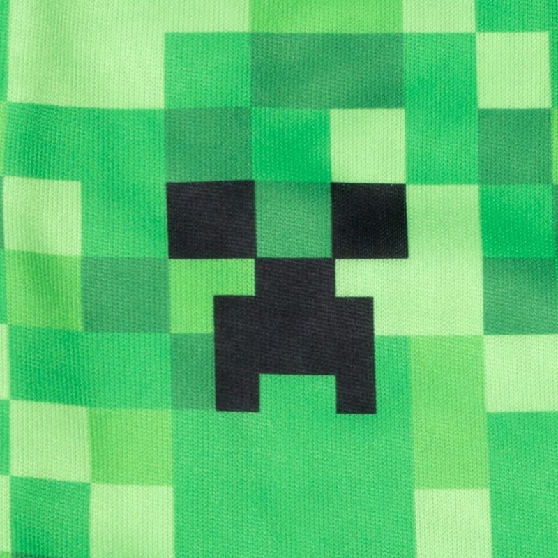 Minecraft Creeper French Terry Hoodie Little Kid to Big Kid, 2 of 8