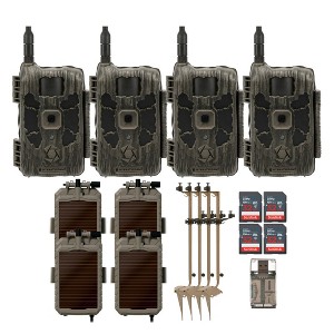 Stealth Cam 40MP Deceptor Max Cellular Trail Camera 4 Pack Bundle - 1 of 4