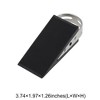 Unique Bargains Door Stop Under-Door Installation with Handle Stianless Steel Rubber 3.74"x1.97"x1.26" 1 Pc - 3 of 4