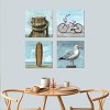 Sullivans Darren Gygi Surf Board Canvas, Museum Quality Giclee Print, Gallery Wrapped, Handcrafted in USA 9"W x 9"L Multicolored - 3 of 4