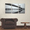Trademark Fine Art -David Ayash 'Under the RFK Bridge B&W' Multi Panel Art Set 3 Piece 12x19 - 3 of 3