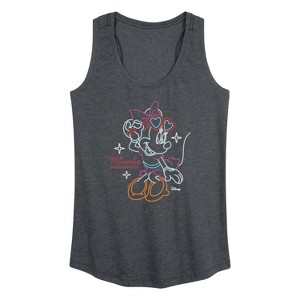 Women's - Disney - Minnie Mouse Graphic Racerback Tank - 1 of 4