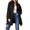 Women's Full Size Open Front Cardigan with Scarf Design - Heyson - 4 of 4