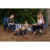 Fire Sense 62133 Sporty Campfire Portable Fire Pit LPG Gas 60,000 BTU Outdoor Firepit Includes Propane Stand Included - Dark Bronze - Round - 15" - 4 of 4