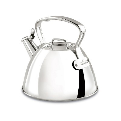 All-Clad Gourmet Accessories, Stainless Steel Stovetop Tea Kettle, 2 quart