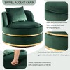 CAVINAS 360° Swivel Chair Accent Chair with Velvet Upholstery for Living Room,Luxury Oversized Accent Chair with Back,Living Room Furniture - 3 of 4