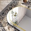 Arch Bathroom Mirror, Wall Mounted Vanity Mirror with Aluminum Alloy Frame, Ideal - 3 of 4