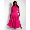 Rebdolls Women's Twyla Tie Front Crop Top - 2 of 4