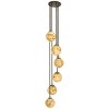 Hallie 6 Light 18" Pendant - PND3000 - Black/Multi - Safavieh - 2 of 4