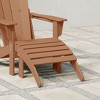WestinTrends All-Weather Outdoor Patio Poly Adirondack Ottoman Footrest - 2 of 4