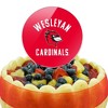 Wesleyan University Cardinals Logo Acrylic Cake Topper Party Decoration for Wedding Anniversary Birthday Graduation - 4 of 4