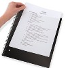 Five Star 170 Sheets 3 Subject Wide Ruled Customizable Notebook Feature Rich Black: Spiral, 8x10.5", Perforated, SFI Certified - 2 of 4