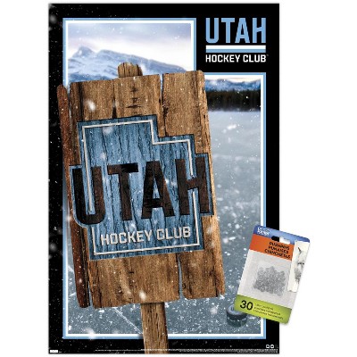 Trends International NHL Utah Hockey Club - Logo 24 Unframed Wall Poster Prints