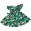 Doll Clothes Superstore Handmade Kitten Print Dress Fits Large Baby Dolls and Stuffed Animals - 4 of 4
