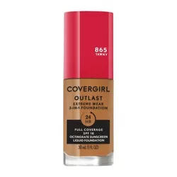 COVERGIRL Outlast Extreme Wear 3-in-1 Foundation with SPF 18 - 865 Tawny - 1 fl oz