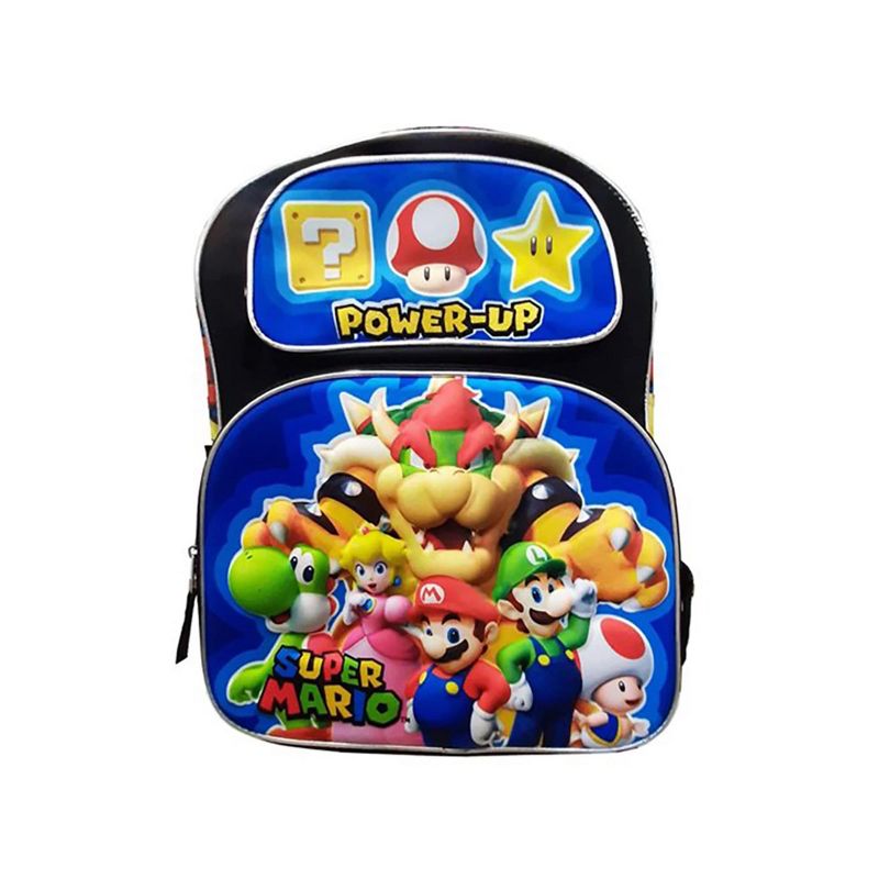 Super Mario 12 Inch 3D Molded Kids Backpack, 1 of 3